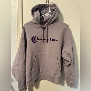 Women’s XL Champion hoodie- lavender and purple